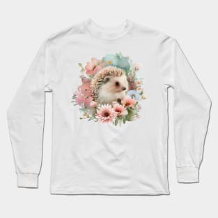 Cute hedgehog Long Sleeve T-Shirt